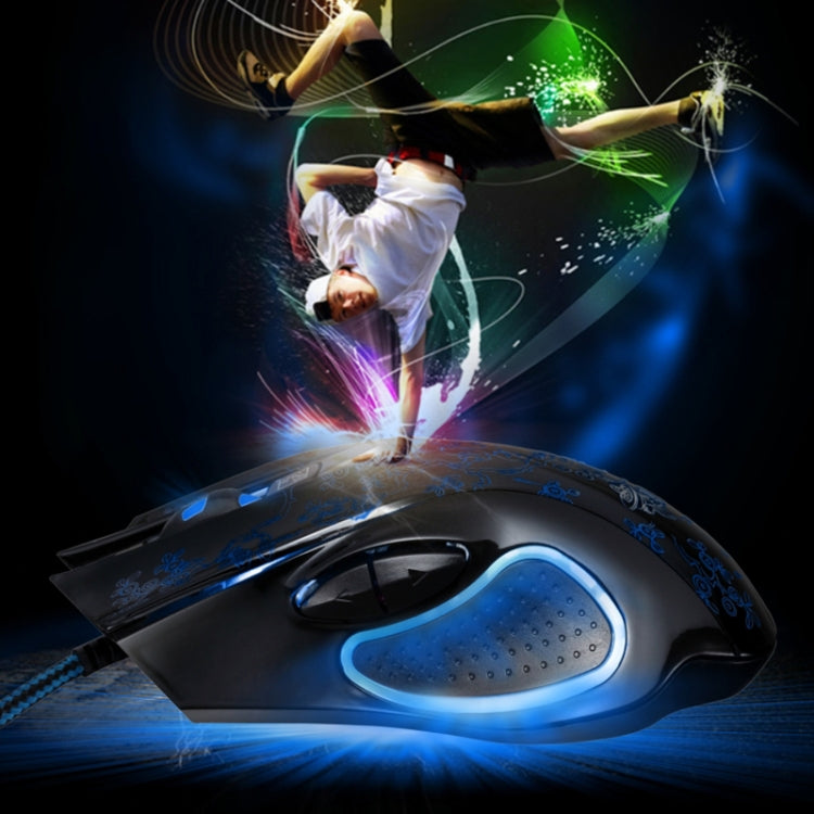 Chasing Leopard 169 USB 2400DPI Four-speed Adjustable LED Backlight Wired Optical E-sport Gaming Mouse with Counter Weight, Length: 1.45m(Black) - Wired Mice by Chasing Leopard | Online Shopping UK | buy2fix