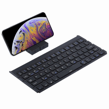 GK808 Ultra-thin Foldable Bluetooth V3.0 Keyboard, Built-in Holder, Support Android / iOS / Windows System(Black) - Wireless Keyboard by buy2fix | Online Shopping UK | buy2fix