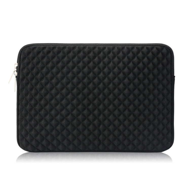 Diamond Texture Laptop Liner Bag, Size: 14-15.4 inch (Black) - 15 inch by buy2fix | Online Shopping UK | buy2fix