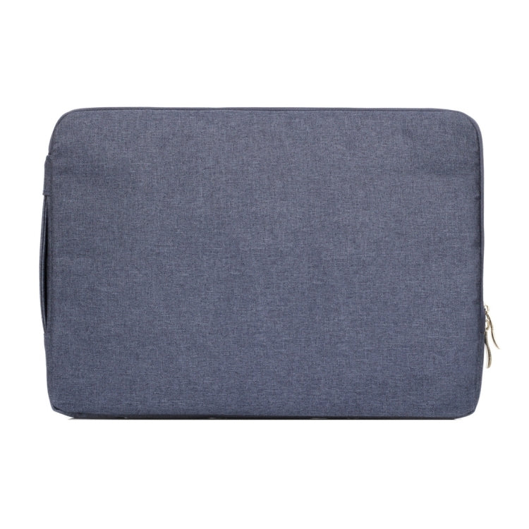 13.3 inch Universal Fashion Soft Laptop Denim Bags Portable Zipper Notebook Laptop Case Pouch for MacBook Air / Pro, Lenovo and other Laptops, Size: 35.5x26.5x2cm (Dark Blue) - 13.3 inch by buy2fix | Online Shopping UK | buy2fix