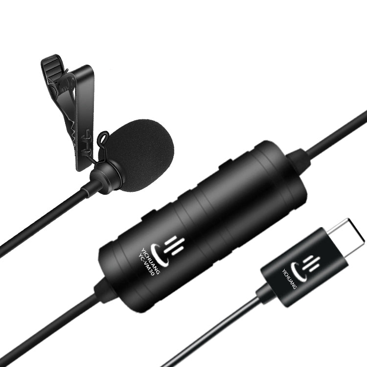 YICHUANG YC-VM30 USB-C / Type-C Dual Modes Lavalier Recording Microphone, Cable Length: 6m - Consumer Electronics by YICHUANG | Online Shopping UK | buy2fix