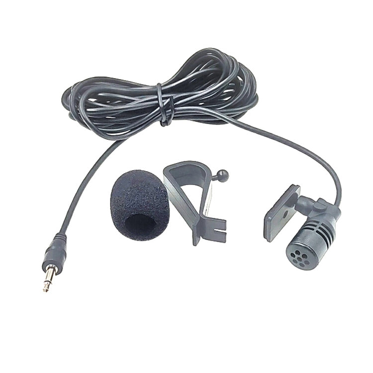 ZJ015MR Mono 2.5mm Straight Plug Car Navigation DVD External Paste Microphone, Length: 3m - Consumer Electronics by buy2fix | Online Shopping UK | buy2fix