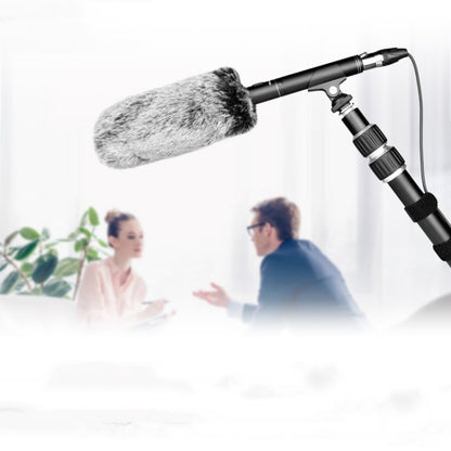 YELANGU YLG9933A MIC07 Professional Interview Condenser Video Shotgun Microphone with 6.5mm Audio Adapter & 3.5mm RXL Audio Cable(Black) - Consumer Electronics by YELANGU | Online Shopping UK | buy2fix