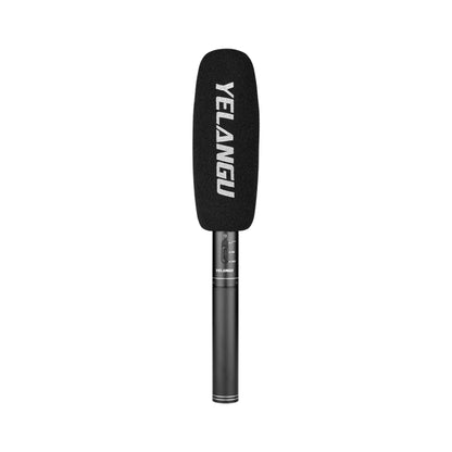 YELANGU YLG9933A MIC07 Professional Interview Condenser Video Shotgun Microphone with 6.5mm Audio Adapter & 3.5mm RXL Audio Cable(Black) - Consumer Electronics by YELANGU | Online Shopping UK | buy2fix