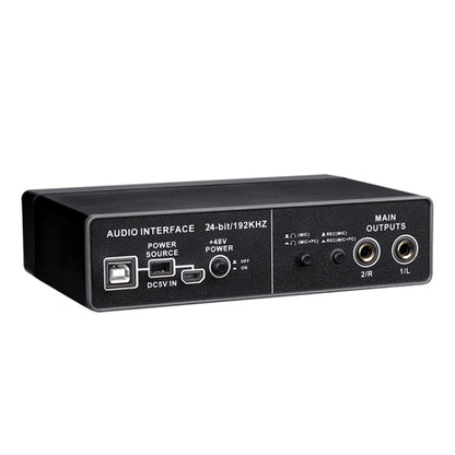 TEYUN Q-22 USB Computer Free Srive Microphone External Sound Card(Black) - Consumer Electronics by TEYUN | Online Shopping UK | buy2fix