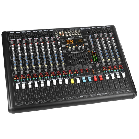 XTUGA B1404FX 14 Channels Bluetooth Audio Mixer Digital DJ Controller Sound Mixing Console (US Plug) - Live Sound Effects Processors by XTUGA | Online Shopping UK | buy2fix