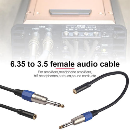 3094MF-03 6.35mm Male to 3.5mm Female Audio Cable, Length: 0.3m - Consumer Electronics by buy2fix | Online Shopping UK | buy2fix