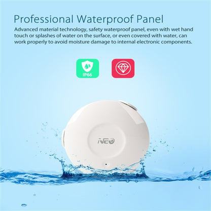 NEO NAS-WS02W WiFi Water Sensor & Flood Detector, Support Android / IOS systems - Security by buy2fix | Online Shopping UK | buy2fix