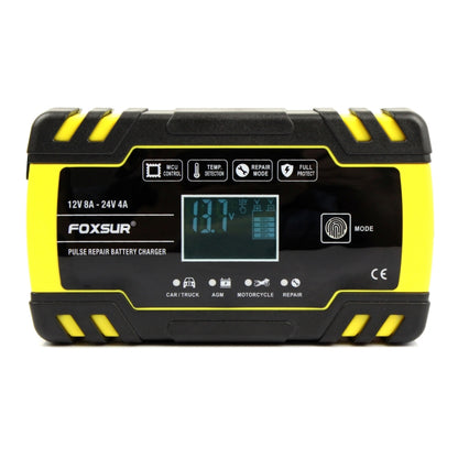 FOXSUR 12V-24V Car Motorcycle Truck Repair Battery Charger AGM Charger, US Plug - Battery Charger by FOXSUR | Online Shopping UK | buy2fix