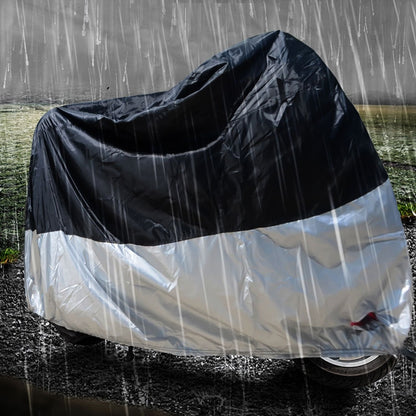 210D Oxford Cloth Motorcycle Electric Car Rainproof Dust-proof Cover, Size: XL (Silver) - Raincoat by buy2fix | Online Shopping UK | buy2fix