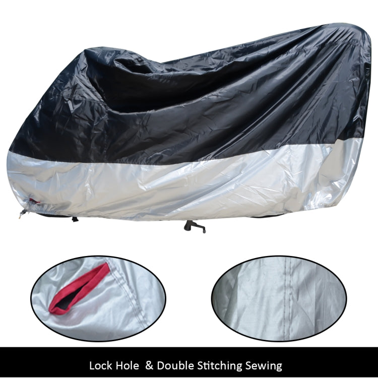 210D Oxford Cloth Motorcycle Electric Car Rainproof Dust-proof Cover, Size: XL (Silver) - Raincoat by buy2fix | Online Shopping UK | buy2fix