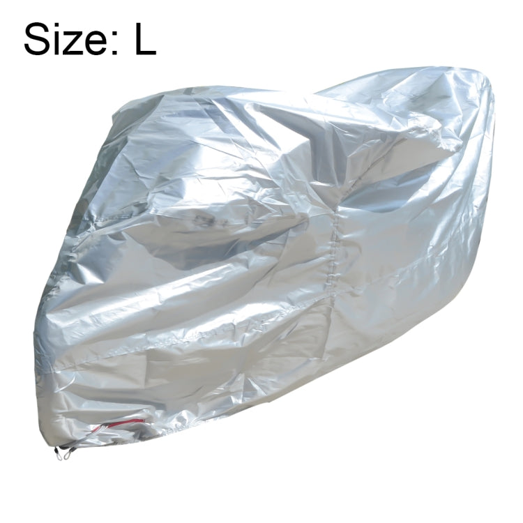 210D Oxford Cloth Motorcycle Electric Car Rainproof Dust-proof Cover, Size: L (Silver) - Raincoat by buy2fix | Online Shopping UK | buy2fix