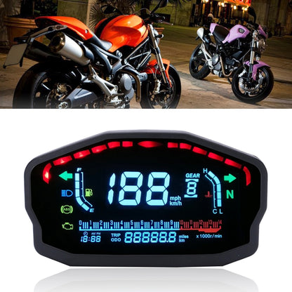 Speedpark Universal Motorcycle Modified LCD Speedometer Digital Backlight Odometer - Others by Speedpark | Online Shopping UK | buy2fix