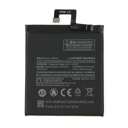 BN20 2810mAh for Xiaomi Mi 5c Li-Polymer Battery - For Xiaomi by buy2fix | Online Shopping UK | buy2fix