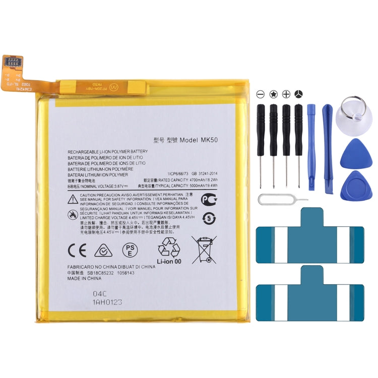 MK50 5000mAh For Motorola One 5G Ace Replacement Li-Polymer Battery - For Motorola by buy2fix | Online Shopping UK | buy2fix