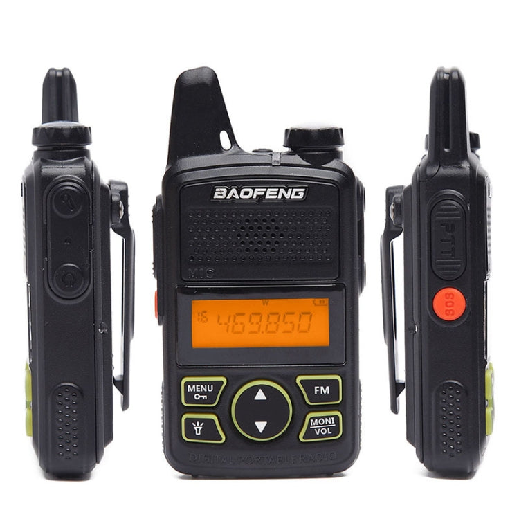 BaoFeng BF-T1 Single Band Radio Handheld Walkie Talkie, US Plug - Consumer Electronics by BAOFENG | Online Shopping UK | buy2fix