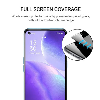 For OPPO Reno5 5G / 4G Full Glue Full Screen Tempered Glass Film - OPPO & vivo Accessories by buy2fix | Online Shopping UK | buy2fix