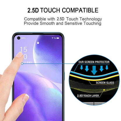 For OPPO Reno5 5G / 4G Full Glue Full Screen Tempered Glass Film - OPPO & vivo Accessories by buy2fix | Online Shopping UK | buy2fix