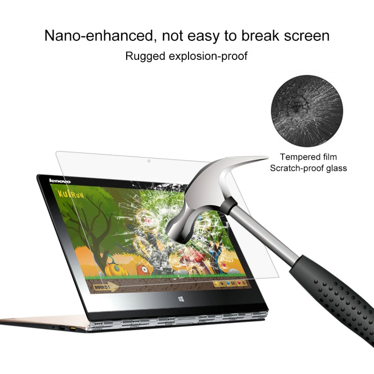 0.4mm 9H Surface Hardness Full Screen Tempered Glass Film for Lenovo YOGA 3 Pro 13.3 inch -  by buy2fix | Online Shopping UK | buy2fix