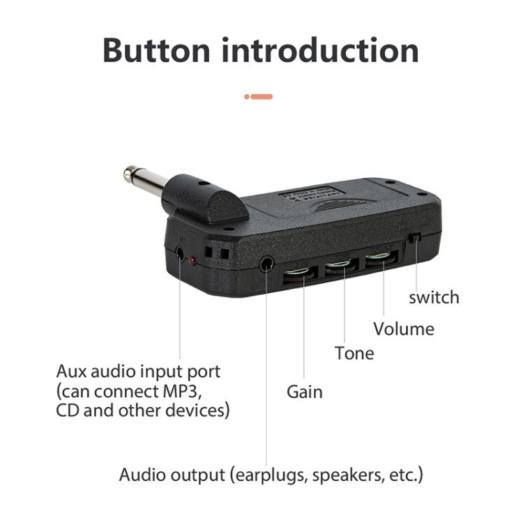 JOYO JA-03 Heavy Metal Distortion Mini Portable Electric Guitar Effector - Guitar Tuner by JOYO | Online Shopping UK | buy2fix