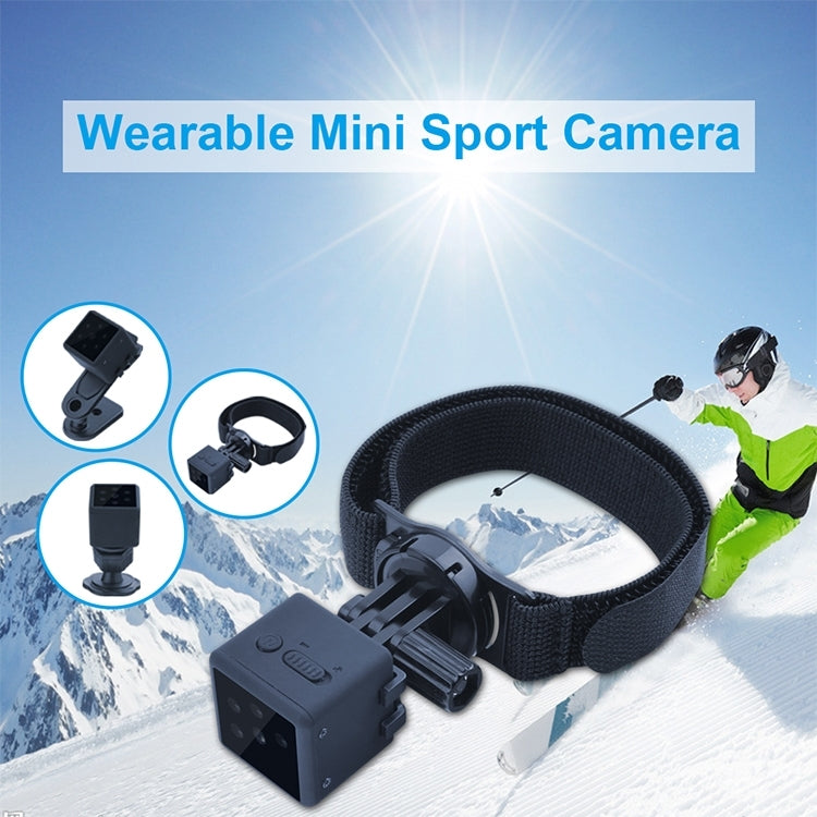 MD25 1080P Wearable Smart HD Camera Wireless Sport Camera, Support Infrared Night Vision / Motion Detection / TF Card - Security by buy2fix | Online Shopping UK | buy2fix