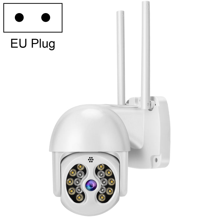 Tuya QX56 3.0 Million Pixels IP66 Waterproof 2.4G Wireless IP Camera, Support Motion Detection & Two-way Audio & Full Color Night Vision & TF Card, EU Plug - Security by buy2fix | Online Shopping UK | buy2fix