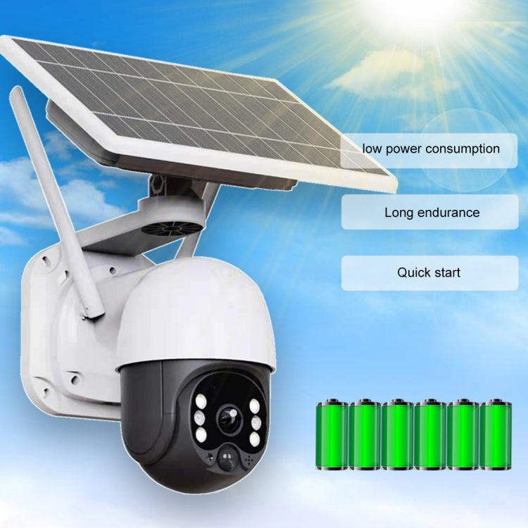 T23 2288 x 1288P Full HD Solar Powered WiFi Camera, Support PIR Alarm, Night Vision, Two Way Audio, TF Card, Not Include Battery - Security by buy2fix | Online Shopping UK | buy2fix