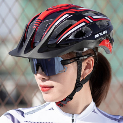 GUB A2 Unisex Bicycle Helmet With Tail Light(Titanium Color) - Protective Helmet & Masks by GUB | Online Shopping UK | buy2fix