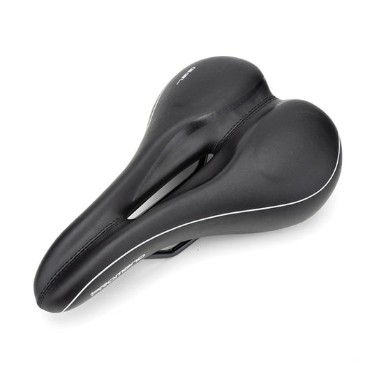 PROMEND SD-565 Hollow Breathable Silicone Bicycle Saddle (Black White) - Outdoor & Sports by PROMEND | Online Shopping UK | buy2fix