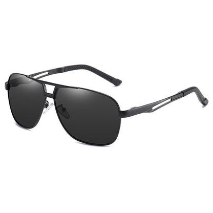 Men Fashion UV400 Aluminium-magnesium Alloy Frame Polarized Sunglasses - Sunglasses by buy2fix | Online Shopping UK | buy2fix