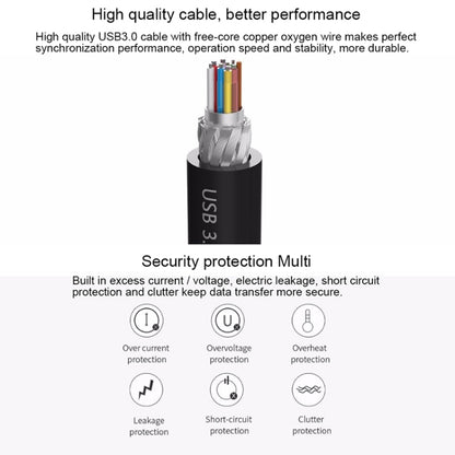 ORICO 2577U3 Grid Texture Design 2.5 inch ABS USB 3.0 Hard Drive Enclosure Box(Black) -  by ORICO | Online Shopping UK | buy2fix