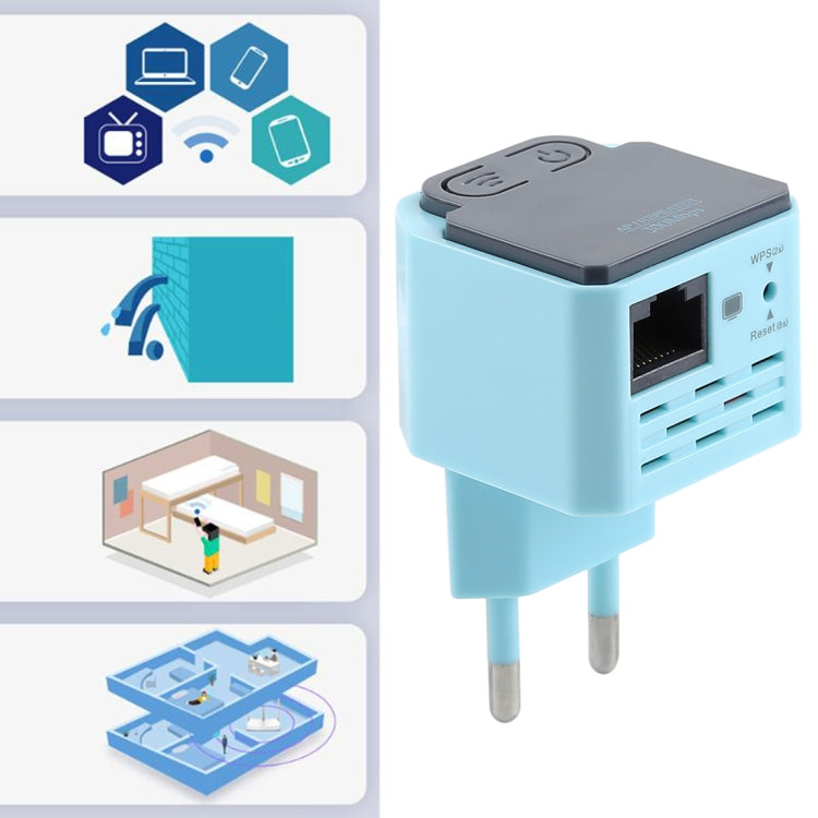 300Mbps Wireless WiFi Range AP / Repeater Signal Booster, EU Plug - Broadband Amplifiers by buy2fix | Online Shopping UK | buy2fix