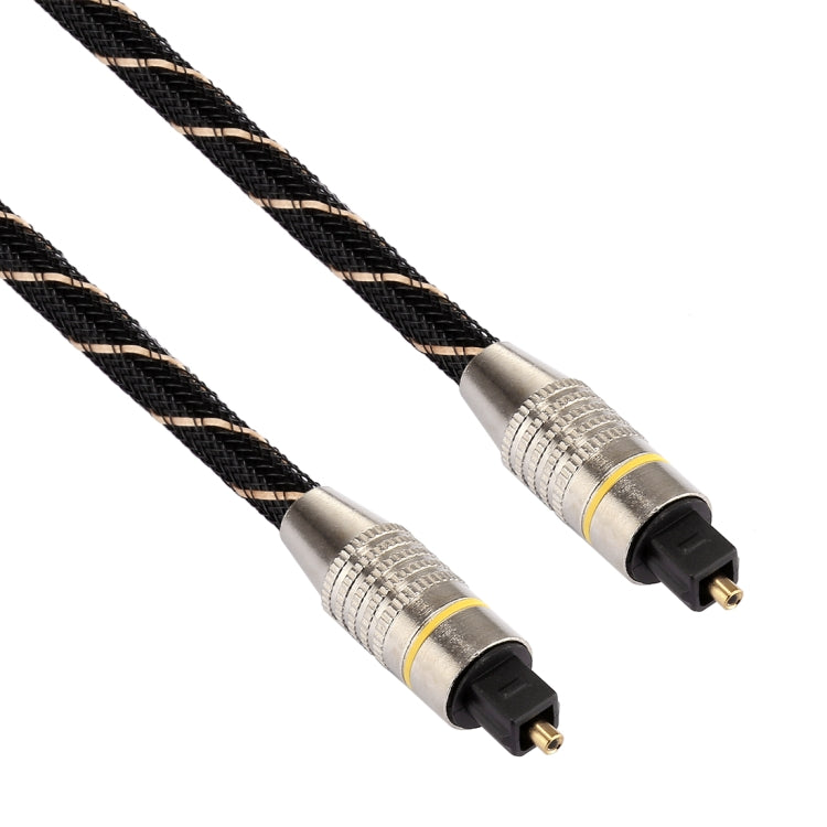 10m OD6.0mm Gold Plated Metal Head Woven Net Line Toslink Male to Male Digital Optical Audio Cable - Audio Optical Cables by buy2fix | Online Shopping UK | buy2fix