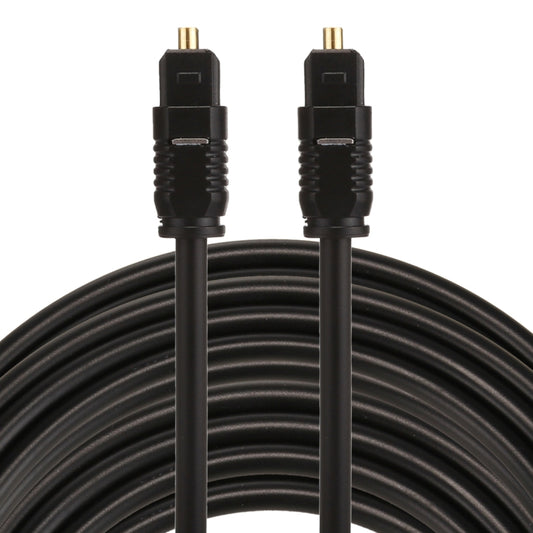 EMK 15m OD4.0mm Toslink Male to Male Digital Optical Audio Cable - Audio Optical Cables by EMK | Online Shopping UK | buy2fix