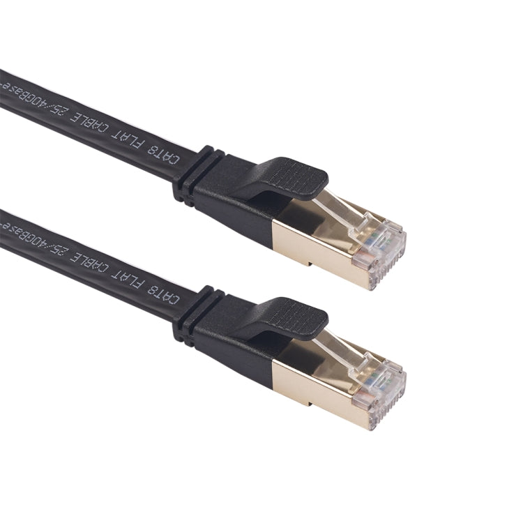 CAT8-2 Double Shielded CAT8 Flat Network LAN Cable, Length: 1m - Lan Cable and Tools by buy2fix | Online Shopping UK | buy2fix