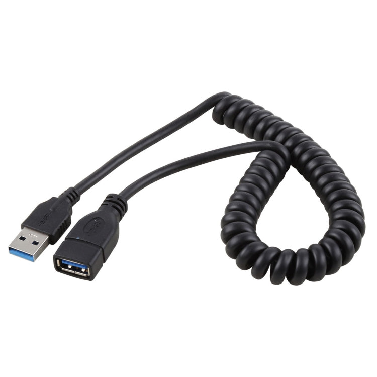 1.5m High Speed USB 3.0 Male to Female Retractable Spring Extension Cable - Computer & Networking by buy2fix | Online Shopping UK | buy2fix