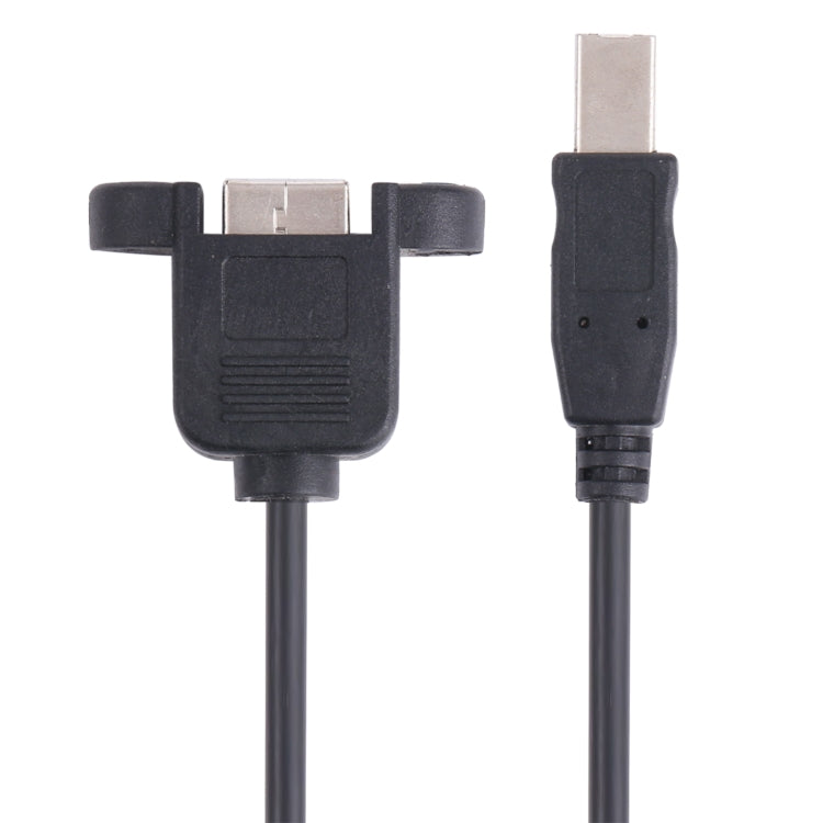 USB BM to BF Printer Extension Cable with Screw Hole, Length: 1m - USB Cable by buy2fix | Online Shopping UK | buy2fix