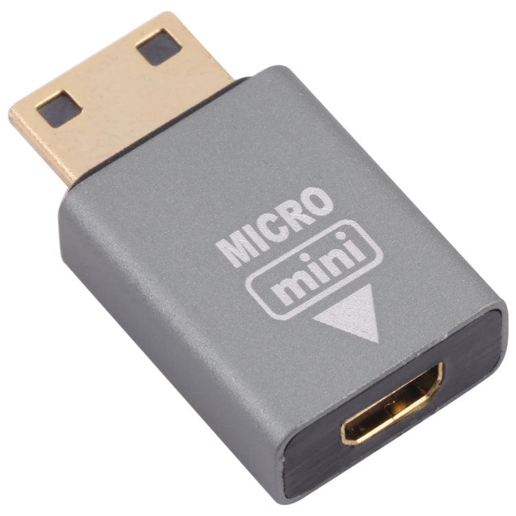 Micro HDMI Female to Mini HDMI Male Adapter - Adapter by buy2fix | Online Shopping UK | buy2fix