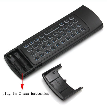 MX3-L White Backlit Version 2.4GHz Fly Air Mouse Wireless Keyboard Remote Control - MINI PC Accessories & Gadgets by buy2fix | Online Shopping UK | buy2fix