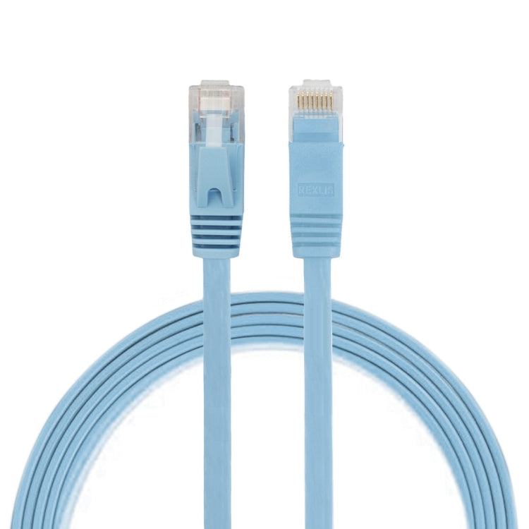 1m CAT6 Ultra-thin Flat Ethernet Network LAN Cable, Patch Lead RJ45 (Blue) -  by buy2fix | Online Shopping UK | buy2fix