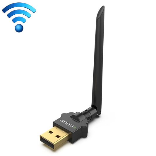 EDUP EP-AC1669 AC1300Mbps 2.4GHz & 5.8GHz Dual Band USB WiFi Adapter External Network Card with 2dbi Antenna - USB Network Adapter by EDUP | Online Shopping UK | buy2fix