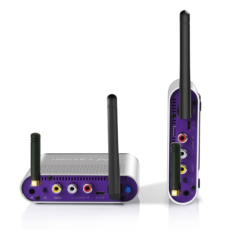 Measy AV230 2.4GHz Wireless Audio / Video Transmitter and Receiver with Infrared Return Function, Transmission Distance: 300m, UK Plug - Consumer Electronics by buy2fix | Online Shopping UK | buy2fix