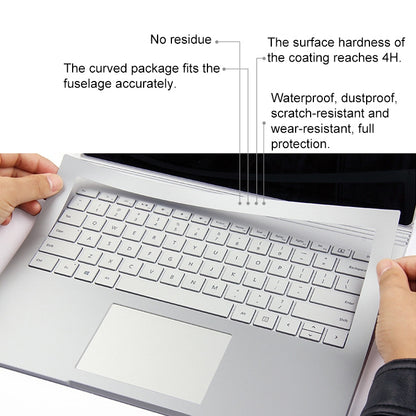 4 in 1 Notebook Shell Protective Film Sticker Set for Microsoft Surface Book 13.5 inch(Grey) - Computer & Networking by buy2fix | Online Shopping UK | buy2fix