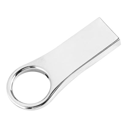 eekoo 32GB USB 2.0 Waterproof Shockproof Metal Ring Shape U Disk Flash Memory Card (Silver) - Computer & Networking by eekoo | Online Shopping UK | buy2fix