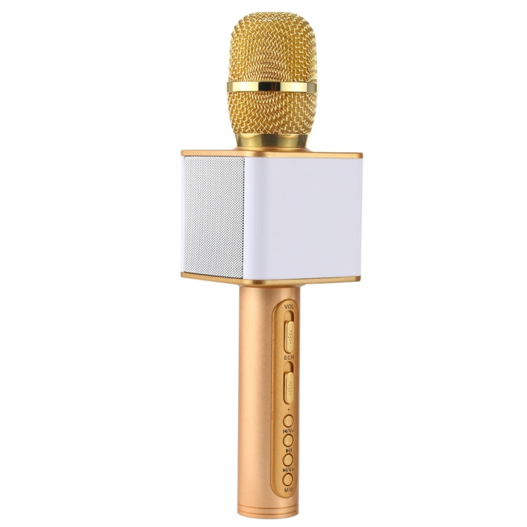 SDRD SD-08 Double Speakers High Sound Quality Handheld KTV Karaoke Recording Bluetooth Wireless Condenser Microphone(Gold) - Consumer Electronics by buy2fix | Online Shopping UK | buy2fix