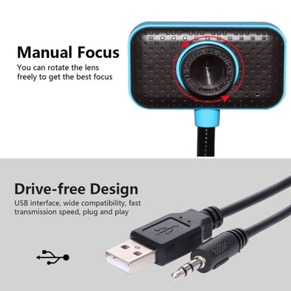 4.0 Mega Pixels USB 2.0 Driverless Desktop Laptop Camera / Webcam with Mic - HD Camera by buy2fix | Online Shopping UK | buy2fix