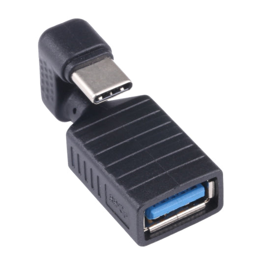 USB-C / Type-C Male to USB 3.0 Female U-shaped Elbow OTG Adapter - Computer & Networking by buy2fix | Online Shopping UK | buy2fix