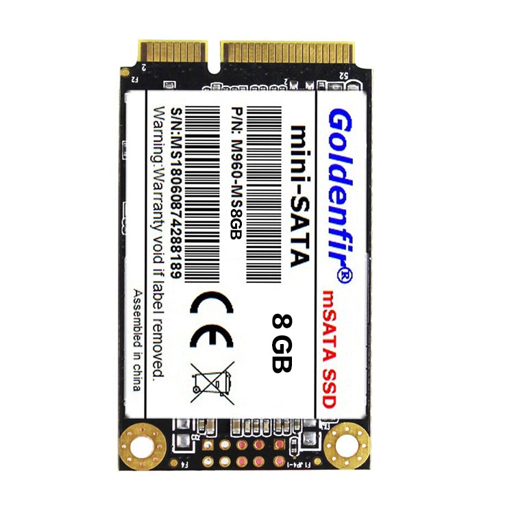 Goldenfir 1.8 inch Mini SATA Solid State Drive, Flash Architecture: TLC, Capacity: 8GB - Computer & Networking by Goldenfir | Online Shopping UK | buy2fix