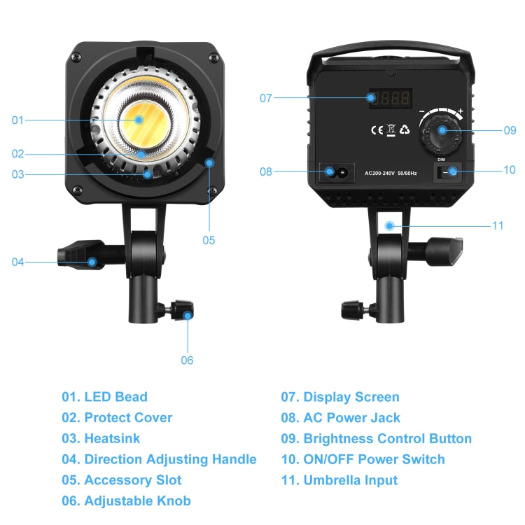 PULUZ 150W 3200K-5600K Photo Studio Strobe Flash Light Kit with Softbox Reflector & Tripod(UK Plug) - Shoe Mount Flashes by PULUZ | Online Shopping UK | buy2fix