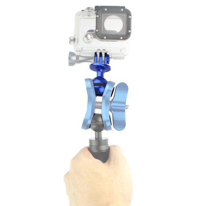 PULUZ  CNC Aluminum Ball Head Adapter Mount for GoPro Hero11 Black / HERO10 Black /9 Black /8 Black /7 /6 /5 /5 Session /4 Session /4 /3+ /3 /2 /1, DJI Osmo Action and Other Action Cameras, Diameter: 2.5cm(Blue) - DJI & GoPro Accessories by PULUZ | Online Shopping UK | buy2fix